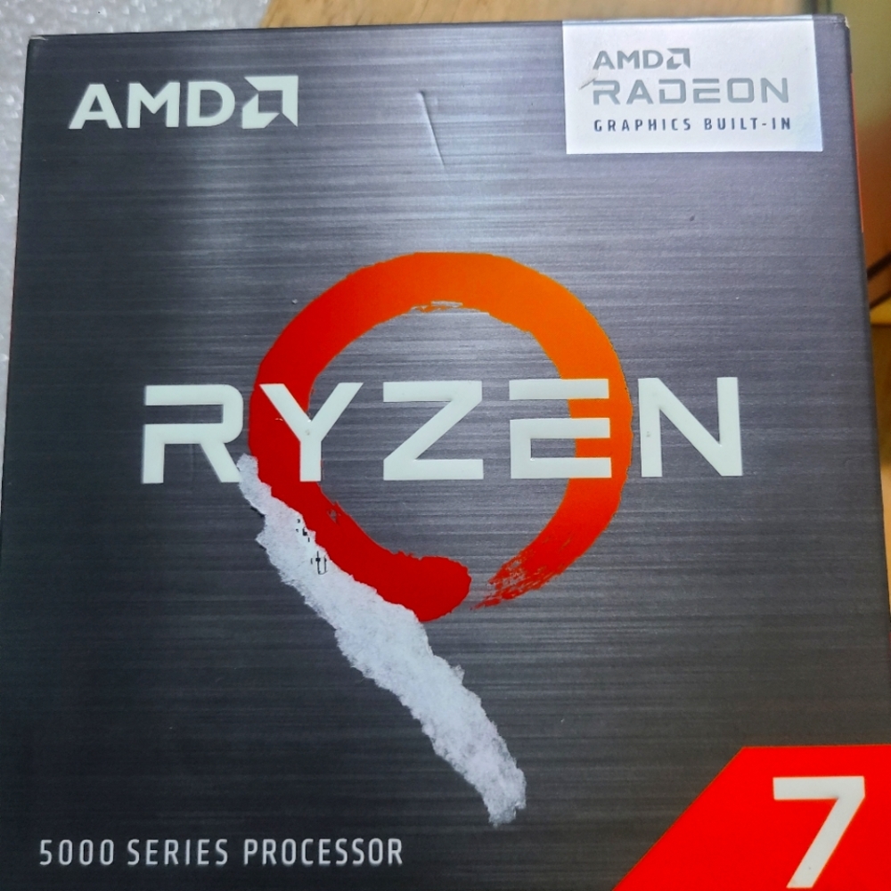 AMD Ryzen 7 5700G 8-Core, 16-Thread Unlocked Desktop Processor with Radeon Graph